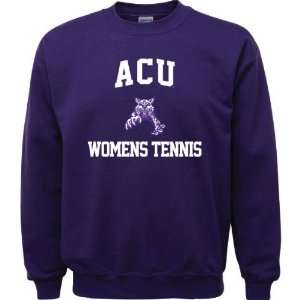  Abilene Christian Wildcats Purple Womens Tennis Arch 