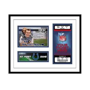   NFL My First Game Ticket Frame   Indianapolis Colts