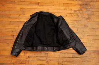 EARLY HORSEHIDE POLICEMANS JACKET HEAVY LEATHER  