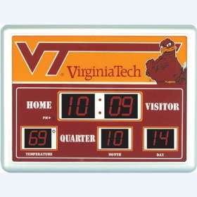  Virginia Tech Time / Date / Temp. Scoreboard Kitchen 