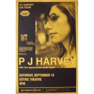  PJ Harvey Denver Colorado Concert Poster 2003