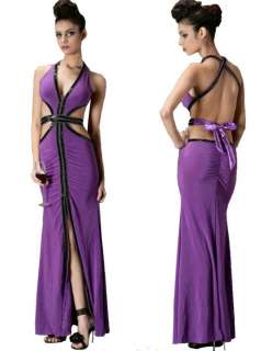 Evening Gown Elegant Party Black Long Dress L XL 108  