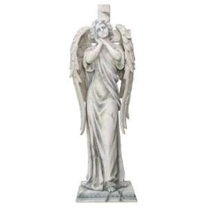  Abdiel Mourning Angel Figurine   Cold Cast Resin   11.5 