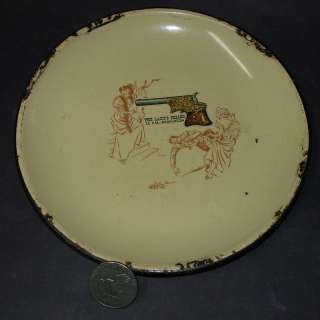 The Ladys Killer Remington 22 Cal RARE ENAMELLED PLATE  