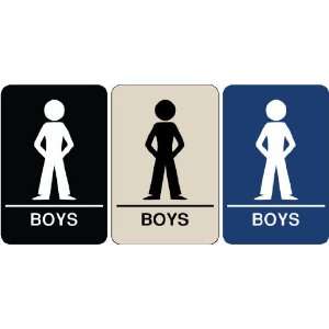  Braille   Boys Restroom Sign