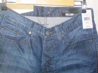 William Rast Jake in Blue Resin NWT $200 31,33,34,36,38  