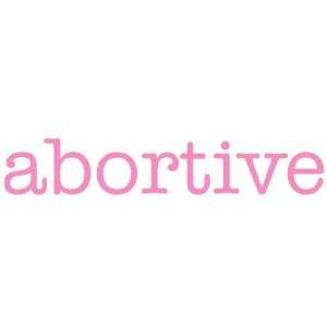  abortive Giant Word Wall Sticker