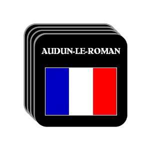  France   AUDUN LE ROMAN Set of 4 Mini Mousepad Coasters 