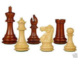 Regal Staunton Rose Wood Chess Pieces 3.75 Dbl. Queens  