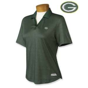  Green Bay Packers Womens CB Drytech Birdseye Polo Sports 