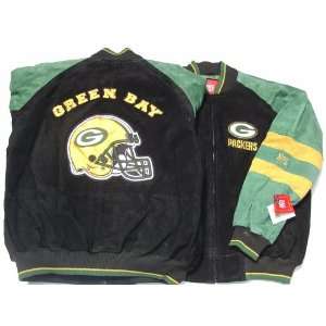  Green Bay Packers NFL G III Leather Suede Jacket #1, Large 