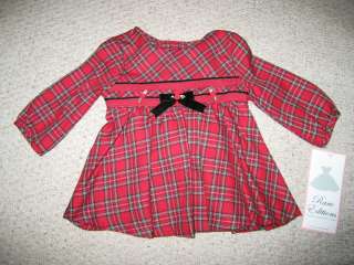 NEW RED VELVET ROSES Pants Girls Winter Clothes 12m Christmas Infant 