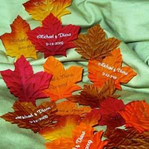  Personalized Fall Leaves