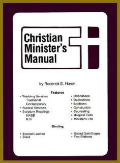   Christian Ministers Manual by Rod Huron, Standard 