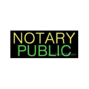  Notary Public Outdoor Neon Sign 13 x 32