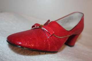 NATURALIZER Women 60s RED Dorothy High Heel SHOES 9.5  