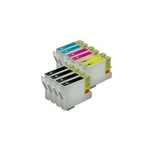 Remanufactured Replacement for Epson T088 10 Set Ink Cartridges 4 