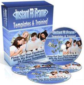 Facebook iFrame Templates & Training Package On CD  