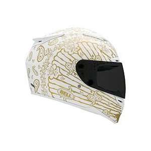  BELL RS 1 PANIC ZONE (LARGE) (WHITE/GOLD) Automotive