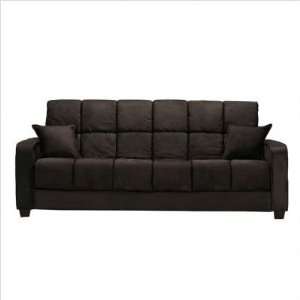   Sofa Bed Futon (Black) (38H x 40W x 86D) Furniture & Decor