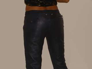 Genuine Earl Jean brand black leather pants Brand new. Designer 