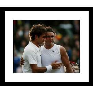   Photograph 2008 Wimbledon Hugging Roger Federer