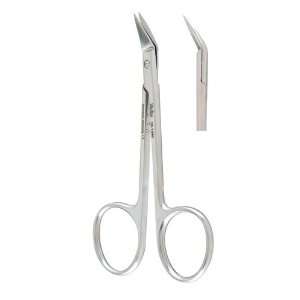WILMER Conjunctional and Utility Scissors, 4 (10.2 cm), angled on 