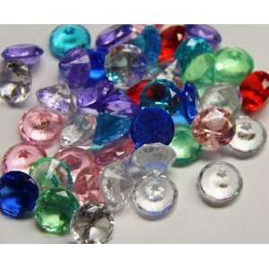  Mixed Color Acrylic Crystal Diamond Confetti Table Scatter 