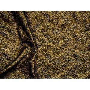  Cotton Blend Brocade Gold Fabric Arts, Crafts & Sewing