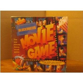 The Blockbuster Movie Game    The One Minute Movie Recall Game