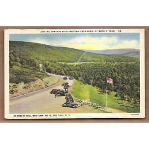  Postcard Williamstown From Summit Taconic Trail New York 