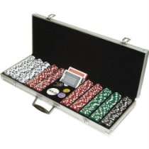 Poker Store   Trademark Poker 500 Dice Style 11.5 Gram Poker Chip Set