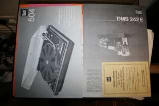 Dual 504 Great Belt Drive Turntable Made In Germany Boxed(Need Stylus 