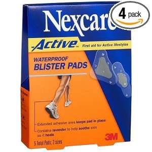  Nexcare Active Waterproof Blister Pads, 5 Count Boxes 