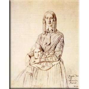 Madame Frederic Reiset, born Augustine Modest Hortense Reiset, and her 