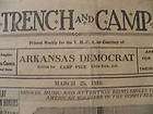ymca camp pike arkansas newspaper dated march 25 1918 returns