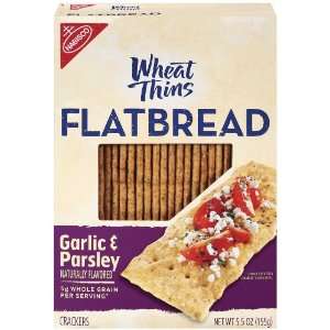 Wheat Thins Flat Bread Garlic and Grocery & Gourmet Food