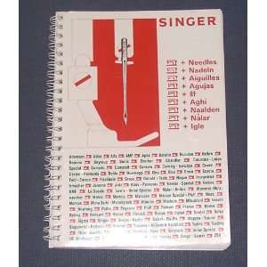   Machines and their Corresponding Standard Needle Types Singer Books