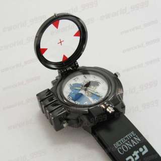 Black Stainless quartz laser jelly Wrist watch EM463B  