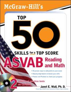 McGraw Hills Top 50 Skills For A Top Score ASVAB Reading and Math 