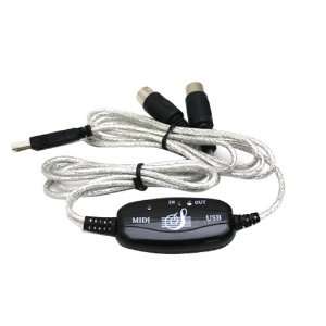  USB to MIDI Keyboard Interface Converter Cable Adapter 