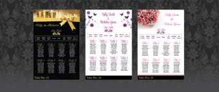 Wedding Table Seating Plans *May designs*  