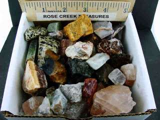This collection contains 1 1/2+ lbs. of natural mixed gemstones and 