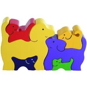  ImagiPLAY Dog Family Puzzle Toys & Games