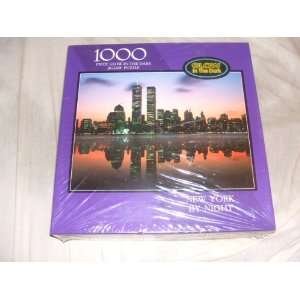   1000 Piece Glow in the Dark Jisgaw Puzzle (Twin Towers) Toys & Games