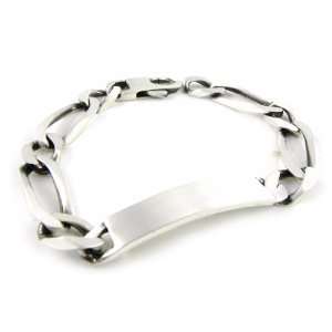    Identity bracelet for men silver Adam silver aged. Jewelry