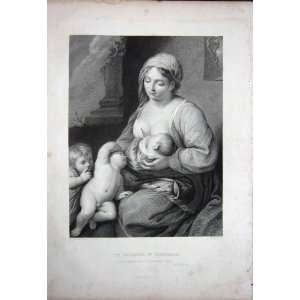  c1890 HOLY BIBLE DAUGHTER JERUSALEM WOMAN BABY CHILD