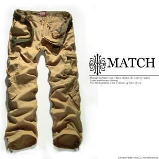   Combat Cargo Pants/Trousers Black Brown Big Size 38 44 #3357  