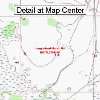  USGS Topographic Quadrangle Map   Long Island Marsh NW 