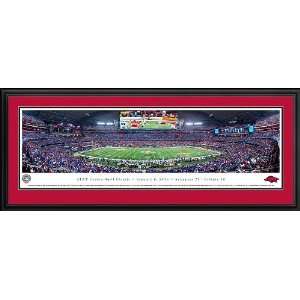 2012 Cotton Bowl Panoramic Picture   Cowboys Stadium DELUXE Framed 